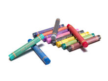 Ikonka Art.KX6355_2 Plastic painting set in a case 86el. blue