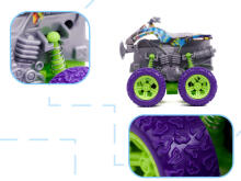 Ikonka Art.KX5661 Monster Truck maastikusõiduk neljarattaveoga roheline-lilla 1:36