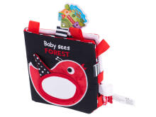 Ikonka Art.KX5641 Sensory book bite markerid kontrastse metsa