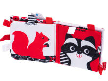 Ikonka Art.KX5641 Sensory book bite markerid kontrastse metsa