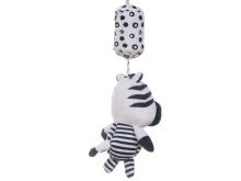 Ikonka Art.KX5636 Sensory rattaripulga ripats kontrastne sebra