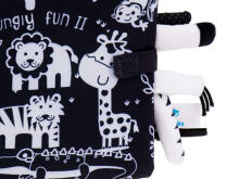 Ikonka Art.KX5634 Sensory book pehme safari loomade saba
