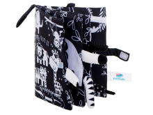 Ikonka Art.KX5634 Sensory book pehme safari loomade saba