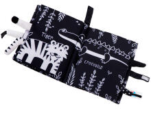 Ikonka Art.KX5634 Sensory book pehme safari loomade saba