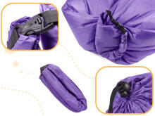 Ikonka Art.KX5567_5 Lazy BAG SOFA õhkvoodi lilla 230x70cm