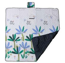 Ikonka Art.KX5394_1 Beach mat picnic blanket camping palm trees 200x200