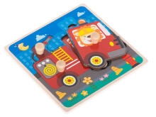 Ikonka Art.KX5368_2 Puidust puzzle tuletõrje