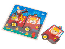Ikonka Art.KX5368_2 Puidust puzzle tuletõrje