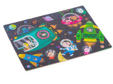 Ikonka Art.KX5364 Puidust mosaiikpuzzle tina kosmoses 100el