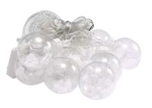 Ikonka Art.KX5245_1 LED curtain lights hanging balls 3m 108LED multicolour