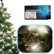 Ikonka Art.KX5239 LED pallikett valgustid 10m 100LED soe valge