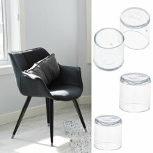 Ikonka Art.KX5117 Furniture chair leg caps 19mm transparent