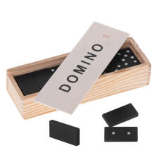 Bebe Basic Domino Art.KX5111 Puidust doomino peremäng + karp