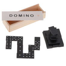 Bebe Basic Domino Art.KX5111 Puidust doomino peremäng + karp