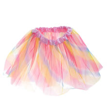 Ikonka Art.KX5072_4 Tulle seelik tutu kostüüm vikerkaarekostüüm