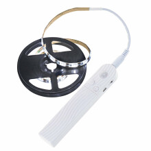 Ikonka Art.KX4943_1 Battery operated USB motion detector LED strip 1M cold white