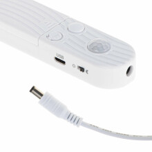 Ikonka Art.KX4943_1 USB liikumisanduri LED ribad 1M külmvalge, akutoitel töötav USB liikumisanduriga