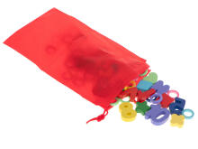 Ikonka Art.KX6209 Montessori puidust numbrite sorteerija 3in1 13x36cm