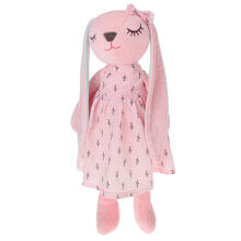 Ikonka Art.KX5222 Pluusi jänes maskott roosa 52cm