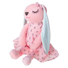 Ikonka Art.KX5222 Pluusi jänes maskott roosa 52cm