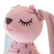 Ikonka Art.KX5222 Pluusi jänes maskott roosa 52cm