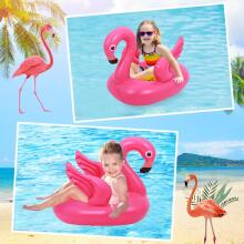 Kidsworld Flamigo Pool Art.148448 Täispuhutav laste pontoonratas flamingo