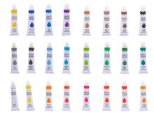 Ikonka Art.KX5496 Artistic acrylic paints multicoloured 24 tubes