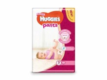 Huggies Pants D S3 Girl Art.BL041564234 Beebimähkmed 6-11kg,44 tk