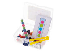 Ikonka Art.KX5297 Hariduslik pusle värvilised montessori pallid