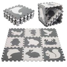 Bebe Basic Puzzle  Art.KX5207 Lastele mõeldud vahtplastist puslematt 9 osaga.
