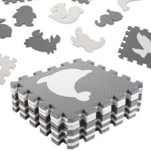 Bebe Basic Puzzle  Art.KX5207 Lastele mõeldud vahtplastist puslematt 9 osaga.