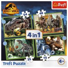 TREFL JURASSIC PARK Pusle komplekt, 4 tk