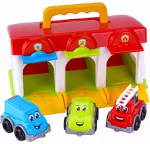 Technok Toys Garage  Art.8416 Garaaž koos autode komplektiga