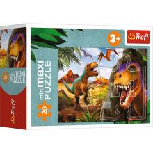 TREFL Mini Maxi pusle Dinosaurused 20 osa