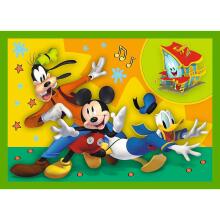TREFL MICKEY MOUSE Pusle komplekt, 4 tk, Miki Hiir