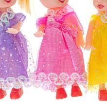 Dollhouse Dolls Set 3 pcs 10 cm