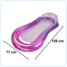 Ikonka Art.KX6075_1 BESTWAY 43103 Mesh inflatable mattress purple