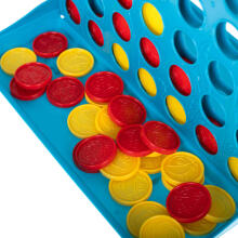 Ikonka Art.KX6866 Lucky four puzzle mäng 25x19x20cm