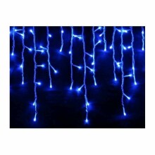 500 LED kalėdinė girlianda "Varvekliai", 16 m., mėlyna šviesa