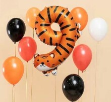 Ikonka Art.KX4535_4 Фольгированный воздушный шарик на день рождения с цифрой