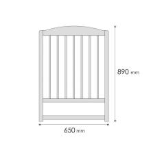 La bebe™ EcoBed Art.363619 Baby ECO Bed 120x60cm + Kingitus! Danpol Art.4208 Poroloon madrats beebivoodile 120x60 cm