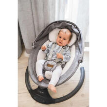 Momi Bouncer LAMI Art.BULE00022 Dark Grey Stiilne muusikaga beebikiiktool