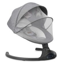 Momi Bouncer LAMI Art.BULE00022 Dark Grey Stiilne muusikaga beebikiiktool