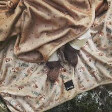 Elodie Details Pearl Velvet Blanket Art.252492 Northern Star Terracotta Dusty Rust Bērnu pleds