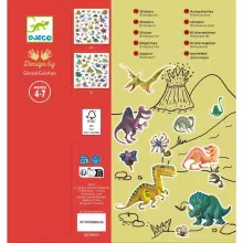 Djeco 160 kleepsu Dinosaurs Art.DJ08843