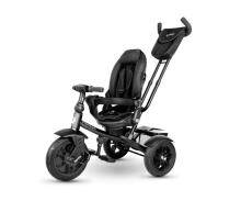 Bebe Basic Premium Air 6 in1  Art.150416 Black Laste kolmerattaline käepideme ja katusega