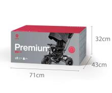 Bebe Basic Premium Air 6 in1  Art.150416 Black Laste kolmerattaline käepideme ja katusega