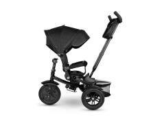 Bebe Basic Premium Air 6 in1  Art.150416 Black Laste kolmerattaline käepideme ja katusega