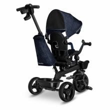 Lionelo Kori Art.150625 Blue Navy Käepideme ja katusega laste kolmerattaline jalgratas