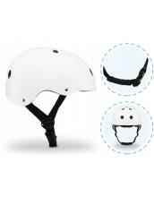 Lionelo Helmet Art.150638 White Reguleeritav laste kiiver